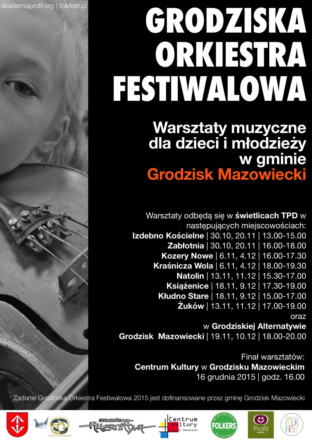 Grodziska Orkiestra Festiwalowa – warsztaty muzyczne
