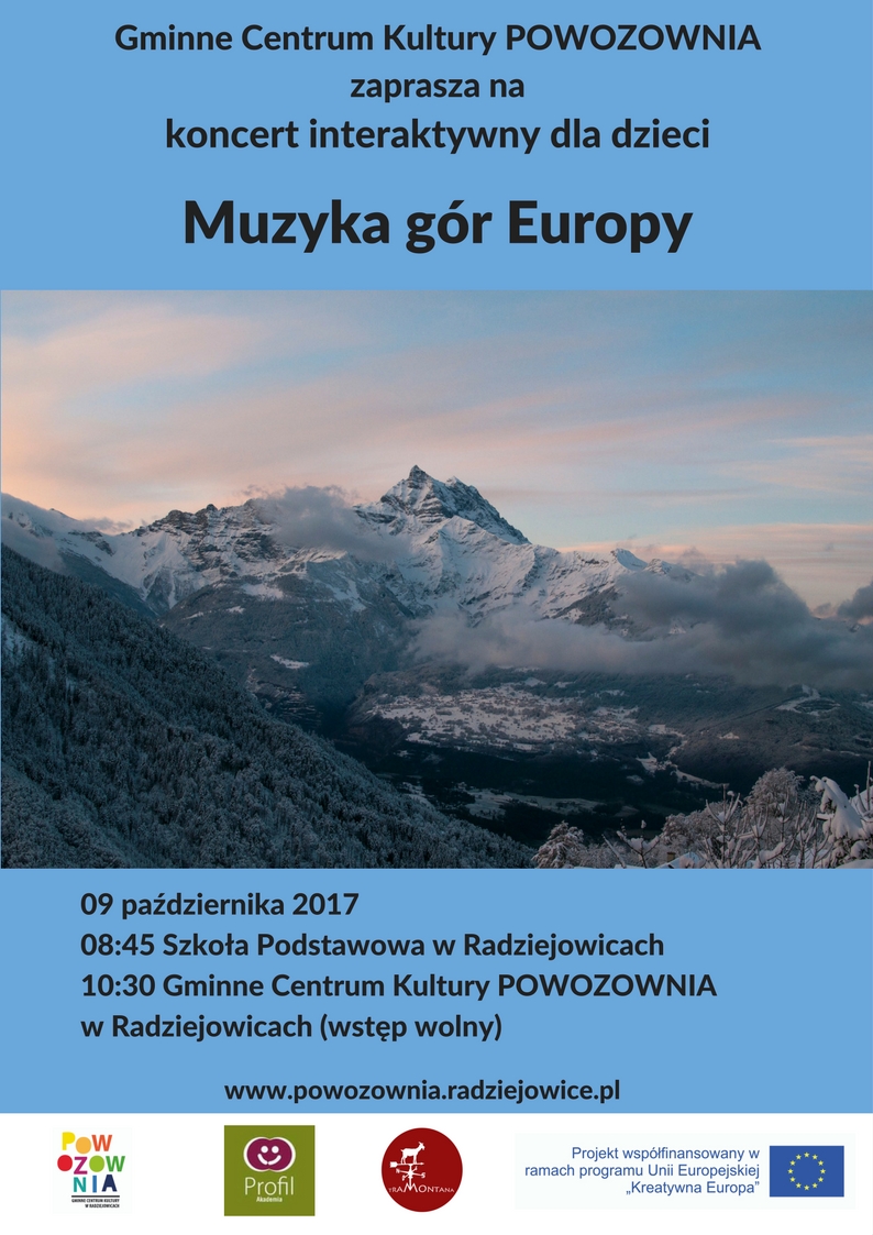 Muzyka gór Europy – koncert interaktywny