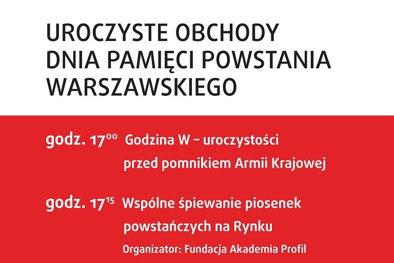 Wspólne śpiewanie piosenek powstańczych w Brwinowie